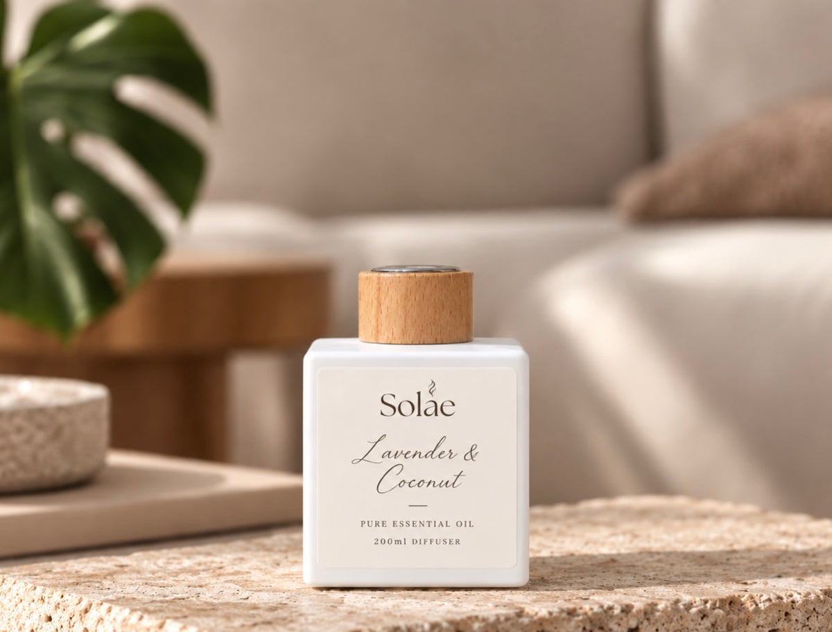 Lavender & Coconut- Essential Oil Reed Diffuser