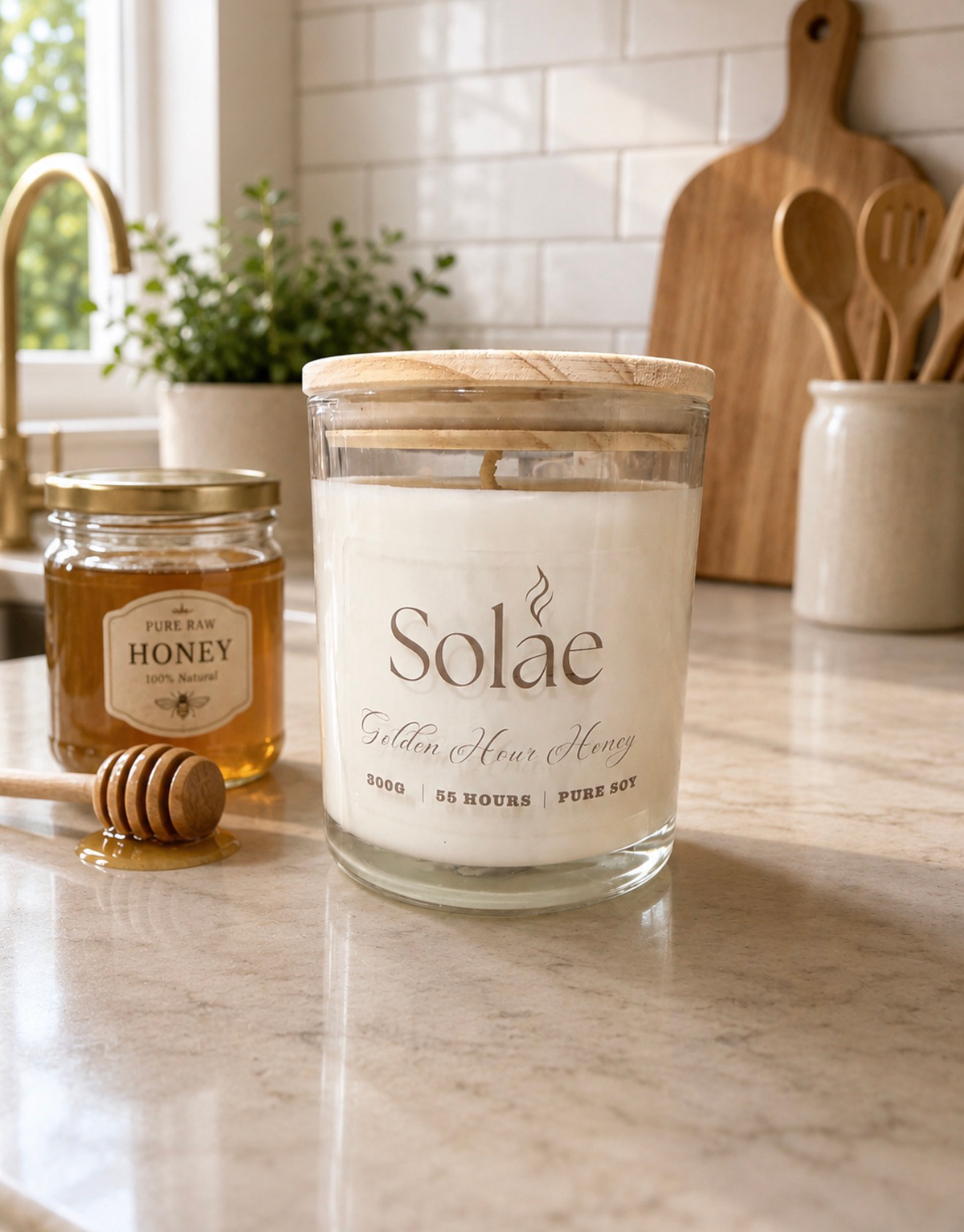 Golden Hour Honey candle