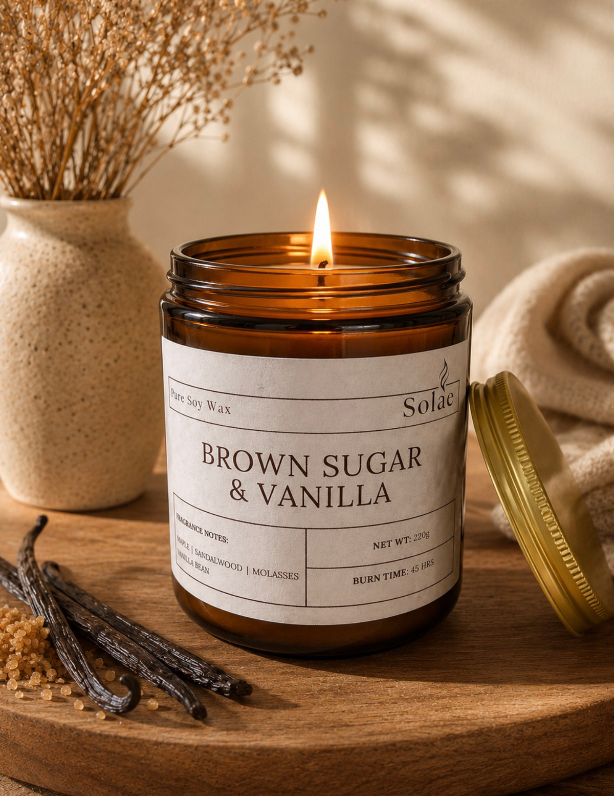 Brown Sugar & Vanilla candle