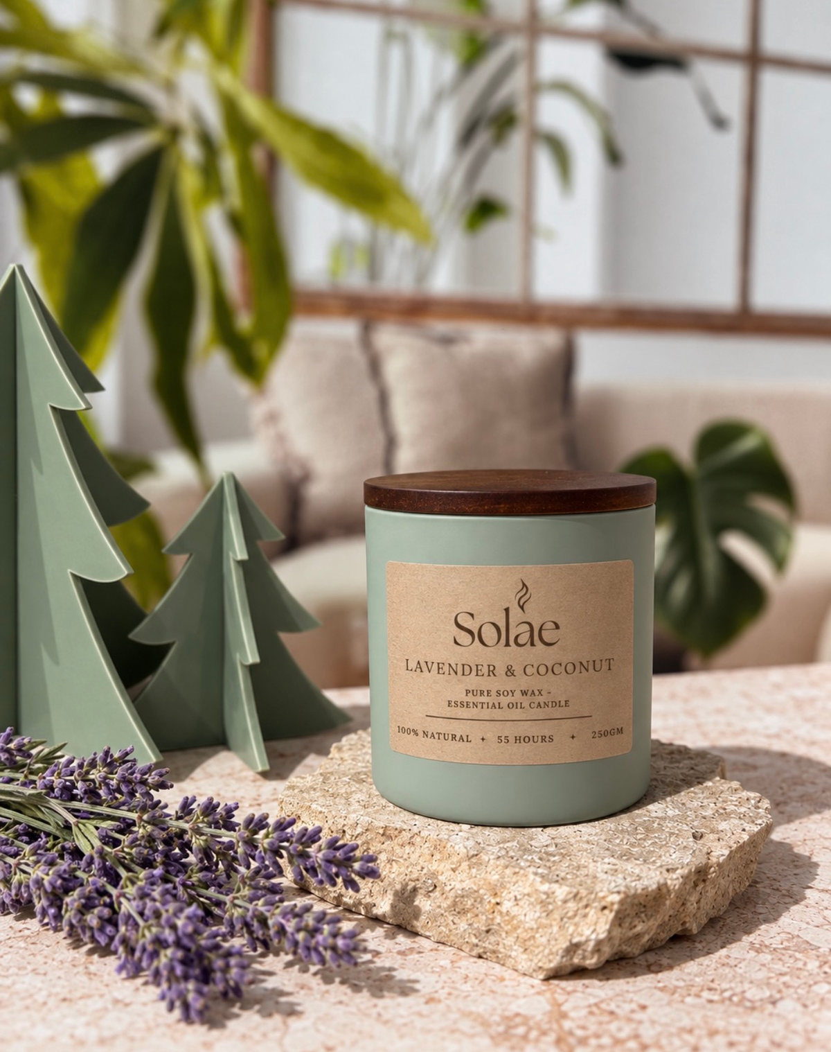 Lavender & Coconut candle