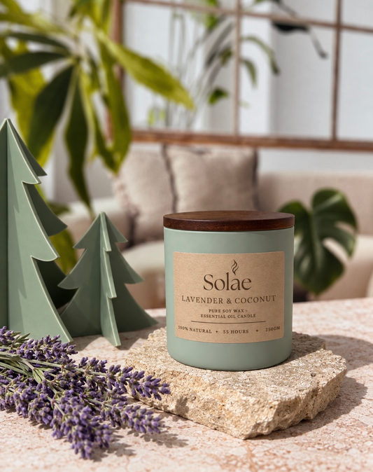 Lavender & Coconut candle