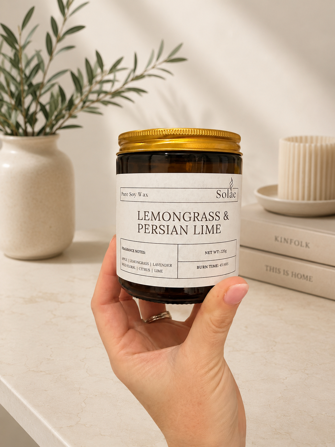 Lemongrass & Persian Lime candle