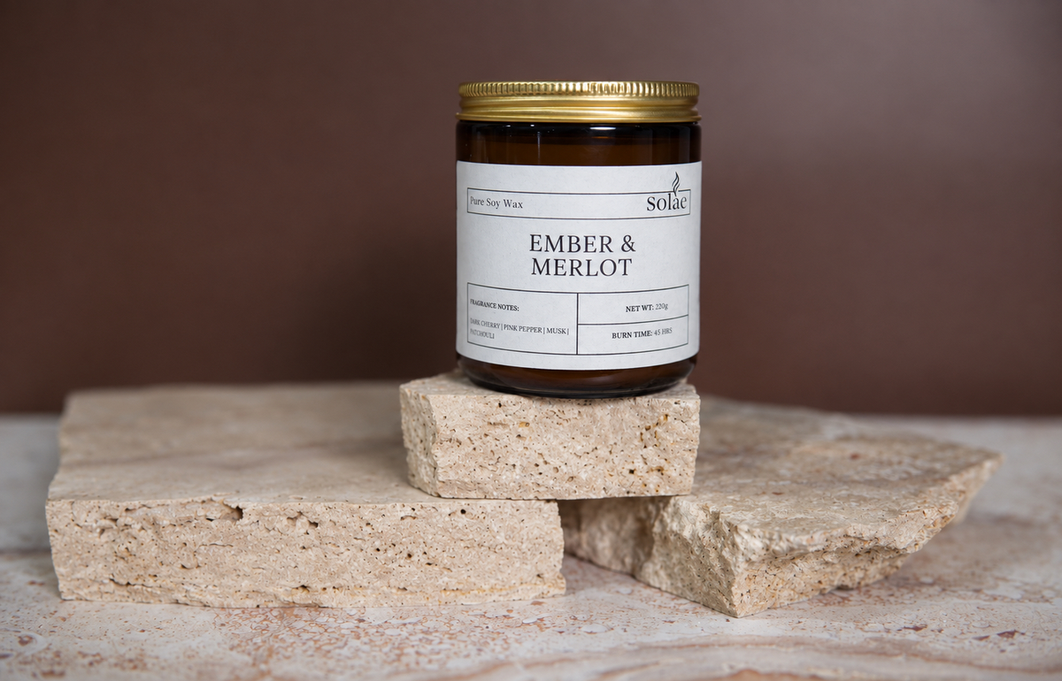 Ember & Merlot candle